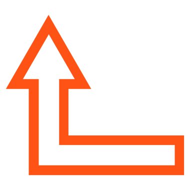 İnce çizgi vektör simge kadar açmak