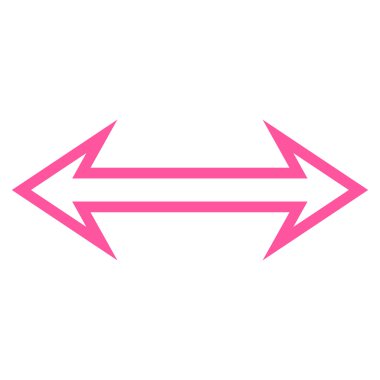 Yatay ince çizgi vektör simgesi ters çevir