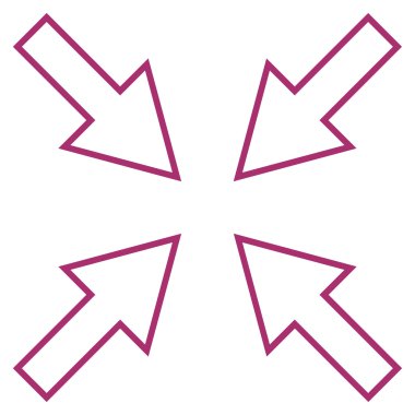 Kompakt okları satırı vektör simgesi ince