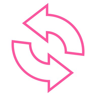 Kontur vektör simge döndürmek