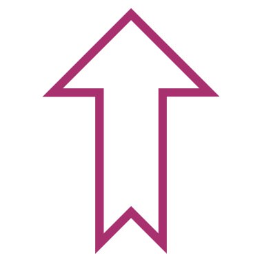 Anahat vektör simge yukarı ok