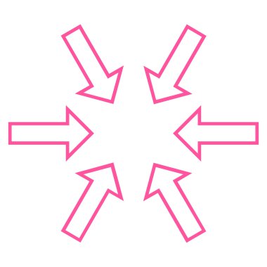 Basınç okları vektör simge kontur