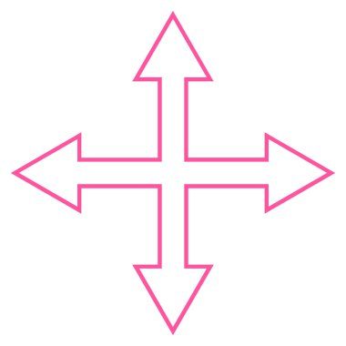 Oklar kontur vektör simge en üst düzeye çıkarmak