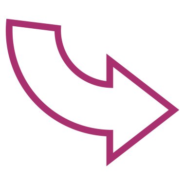 Kontur vektör simge döndürmek