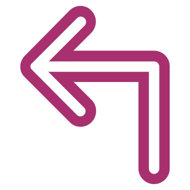 Sol ince çizgi vektör simge açmak