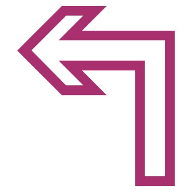 Sol kontur vektör simge açmak