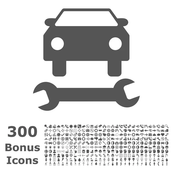 Векторная икона для ремонта автомобилей с бонусом — стоковый вектор