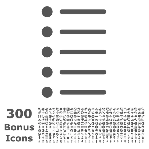Ploché vektorové ikony položky s bonusem — Stockový vektor