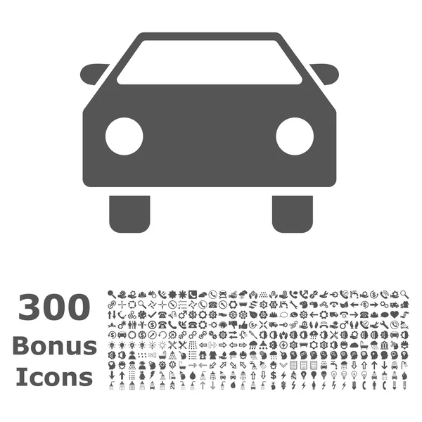 Auto platte Vector Icon met Bonus — Stockvector