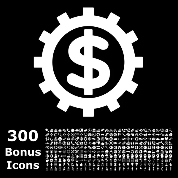 Industria financiera plana Vector icono con bonificación — Archivo Imágenes Vectoriales