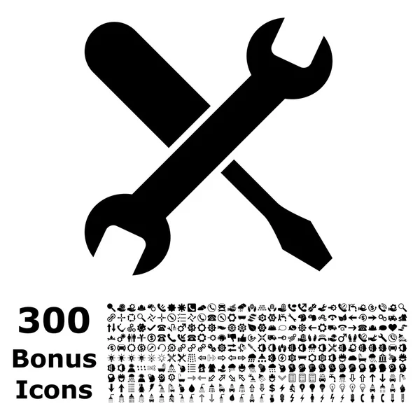 Tuning Flat Vector Icon mit Bonus — Stockvektor