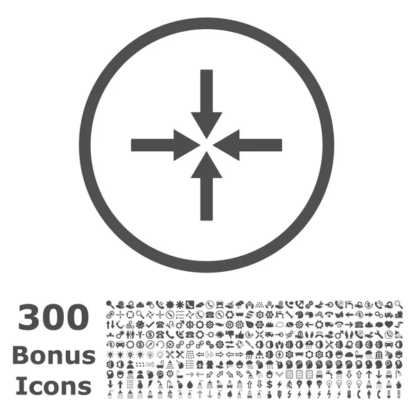 Effect pijlen afgerond Vector Icon met Bonus — Stockvector