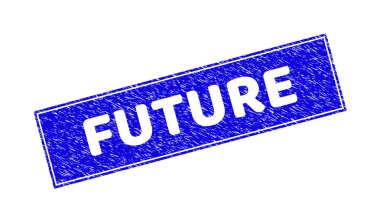 Grunge FUTURE Dokulu Dikdörtgen Filigran