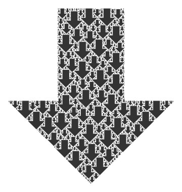 Ögelerin Özyinelemeli Mozaiğini Aşağı Okla