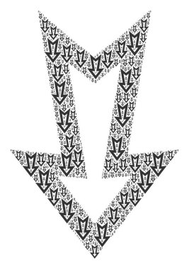 Özyinelemeli Simge Oku Mozaiği