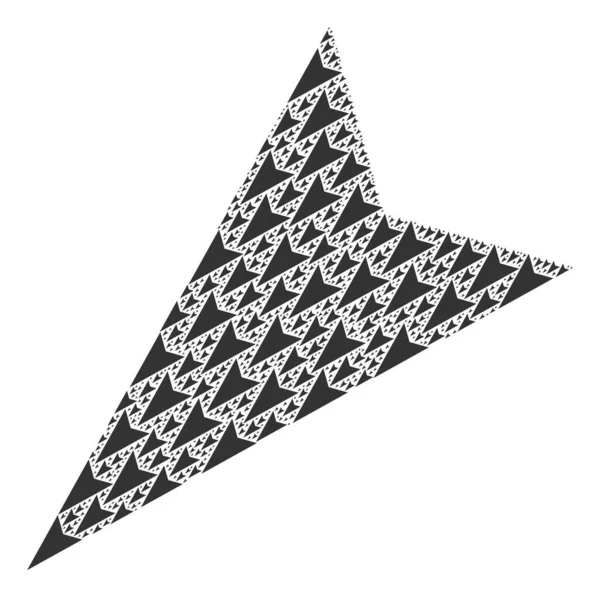 Ögelerin Soldan Aşağı Fraktal Mozaiği