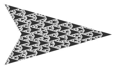 Ok Başlığı Ögelerinin Sağ Özyineleme Kolajı