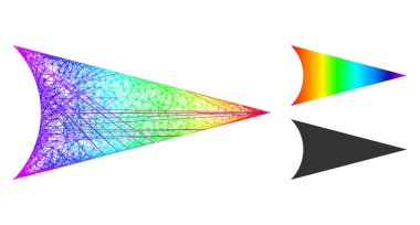 Spektral Net Ağ Gradyan Ok Başlığı Sağ Simgesi