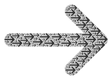 Kendi Simgelerinin Özyinelemeli Oku Mozaiği