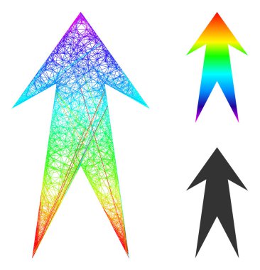 Spektrum Doğrusal Gradyan Oku Yukarı Simgesi