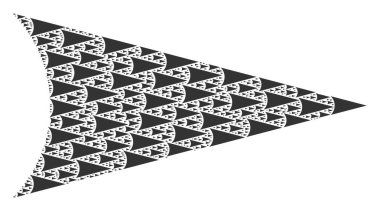 Arrowhead Sağ Özyineleme Mozaiği