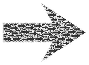 Kendi Simgelerinin Özyinelemeli Oku Mozaiği