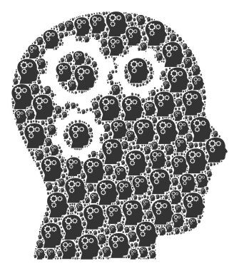 Ögelerin Beyin Dişlileri Fraktal Kolajı