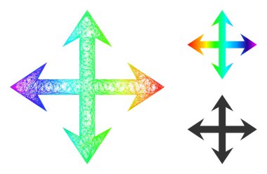Spektrum Yumurtadan Çıkan Gradyan Okları Simgesi