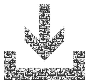 Özyineleme Simgelerinin İndirilmesi Mozaiği