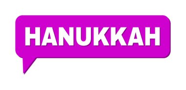 Konuşma HANUKKAH Renkli Bulut İletisi