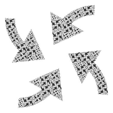 Ögelerin Siklon Okları Fraktal Bileşimi