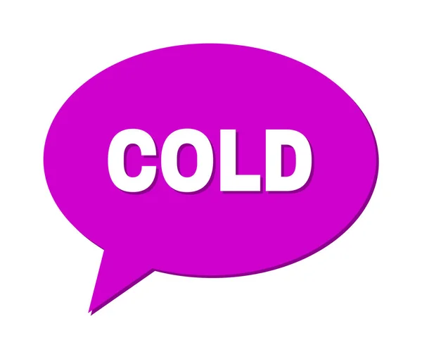 Conversação COLD Colored Cloud Message — Vetor de Stock