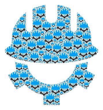 Itself Simgelerinin Geliştirme Miğferi Özyineleme Kolajı