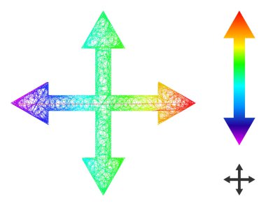 Spektrum Ağ Gradyan Okları Simgesini Genişlet