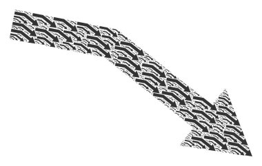 Başarısız Olma Eğilimi Itself Simgelerinin Fraktal Kolajı