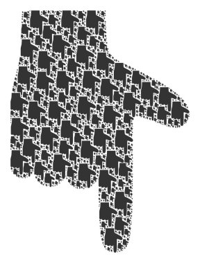 El İşaretleyicisi Özyineleme Kolajı