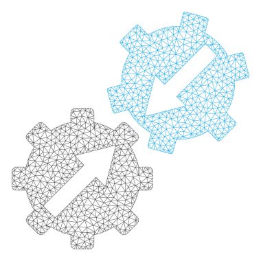 Çokgen Gövde Vites Entegrasyonu Simgesi