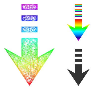 Spektrum Ağ Gradyanı Aşağıya Simge Gönder