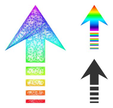 Gökkuşağı Ağ Gradyanı Simge Gönder