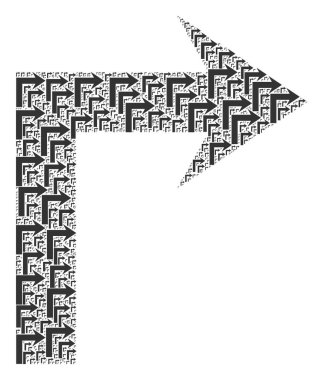 Ögelerin Sağa Dön Kolajı