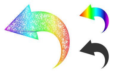 Gökkuşağı Ağı Gradyan Geri Al Simgesi