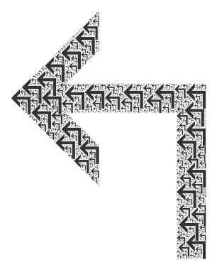 Itself Simgelerinin Fraktal Kolajını Sola Dön