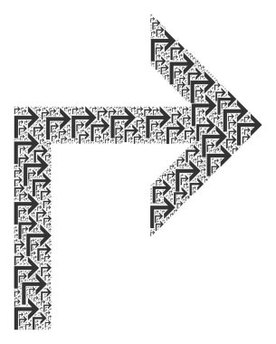 Özyinelemeli Simgeler Mozaiğinden Sağa Dön