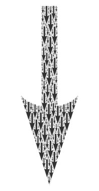 Itself Simgelerinin Keskin Ok Aşağı Fraktal Bileşimi