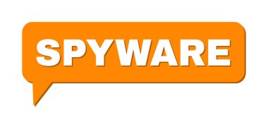 Konuşma SpYWARE Renkli Bulut Çerçevesi