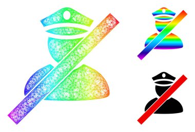 Spektrum Net Gradyan Yanlış Polis Adam Simgesi