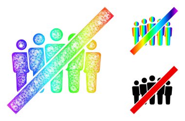 Spektrum Ağ Gradyanı Kalabalık Simgesini Durdur