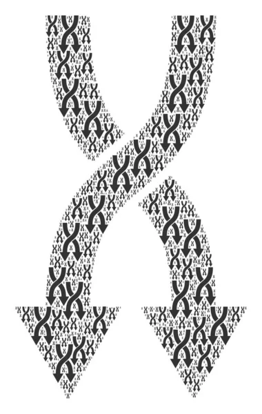 Okları Kendinden İkonların Özyinelemeli Kolajına Karıştır