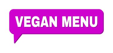 Konuşma VEGAN MENU Renkli Bulut İletisi