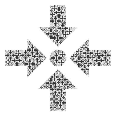 Okları Küçült Özyinelemeli Simgeler Kolajı